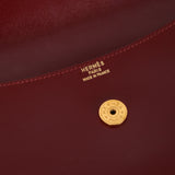 Hermès 1994 Bordeaux Box Rio Clutch