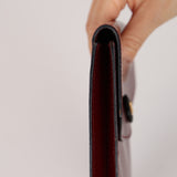 Hermès 1994 Bordeaux Box Rio Clutch