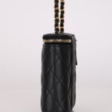 Chanel Mini Vanity Case Black Caviar 2020 CGHW