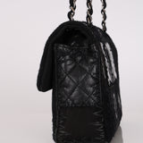 Ultra-Rare Chanel Small Single Flap Black Patchwork 2011 SHW