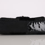 Ultra-Rare Chanel Small Single Flap Black Patchwork 2011 SHW