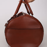 Dior 2016 Cognac Macro Woven Cannage Connect Duffle Bag