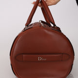 Dior 2016 Cognac Macro Woven Cannage Connect Duffle Bag