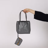 Goyard Grey Goyardine Reversible Mini Anjou Tote