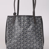 Goyard Grey Goyardine Reversible Mini Anjou Tote