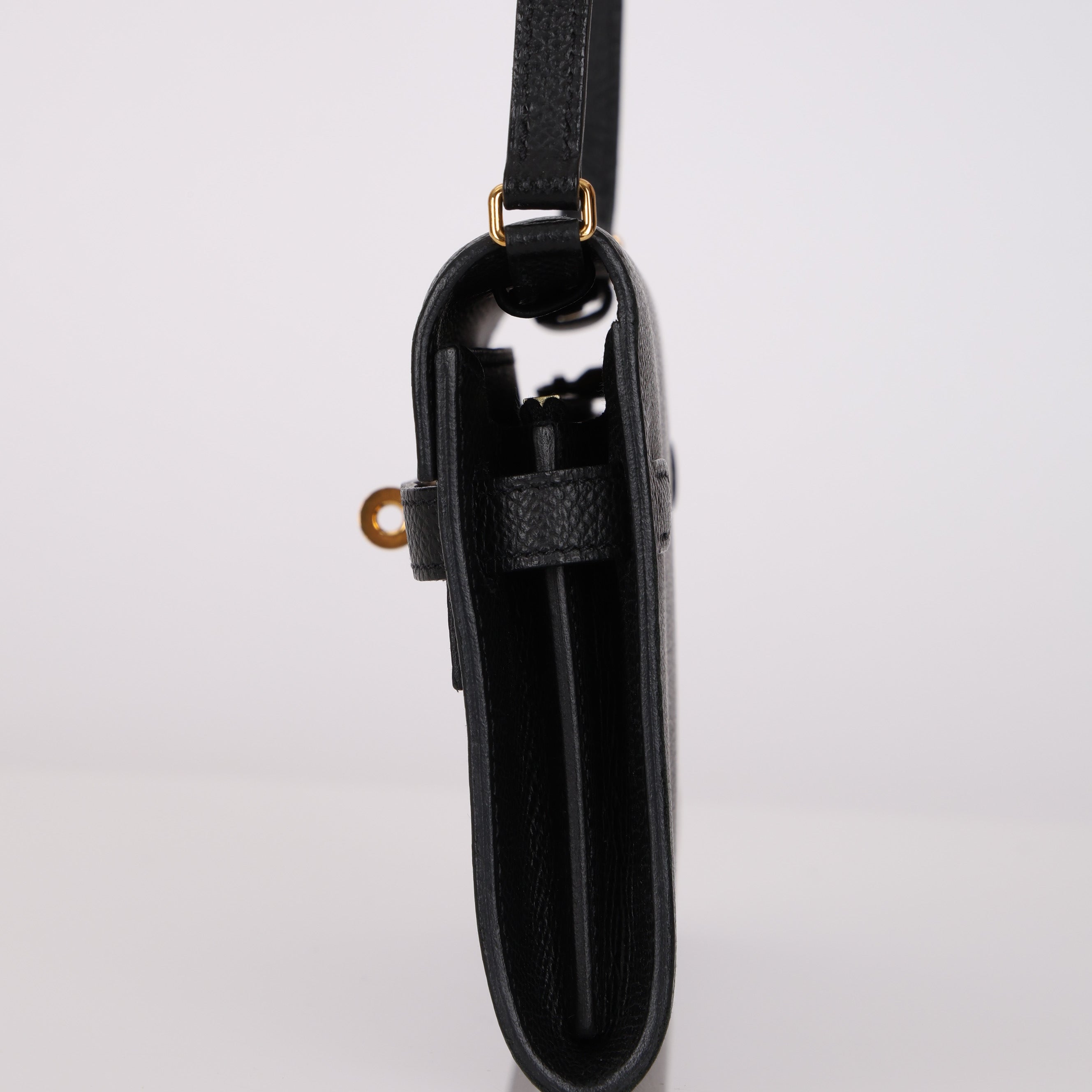 Hermès Kelly to Go Wallet Noir Epsom 2021 GHW