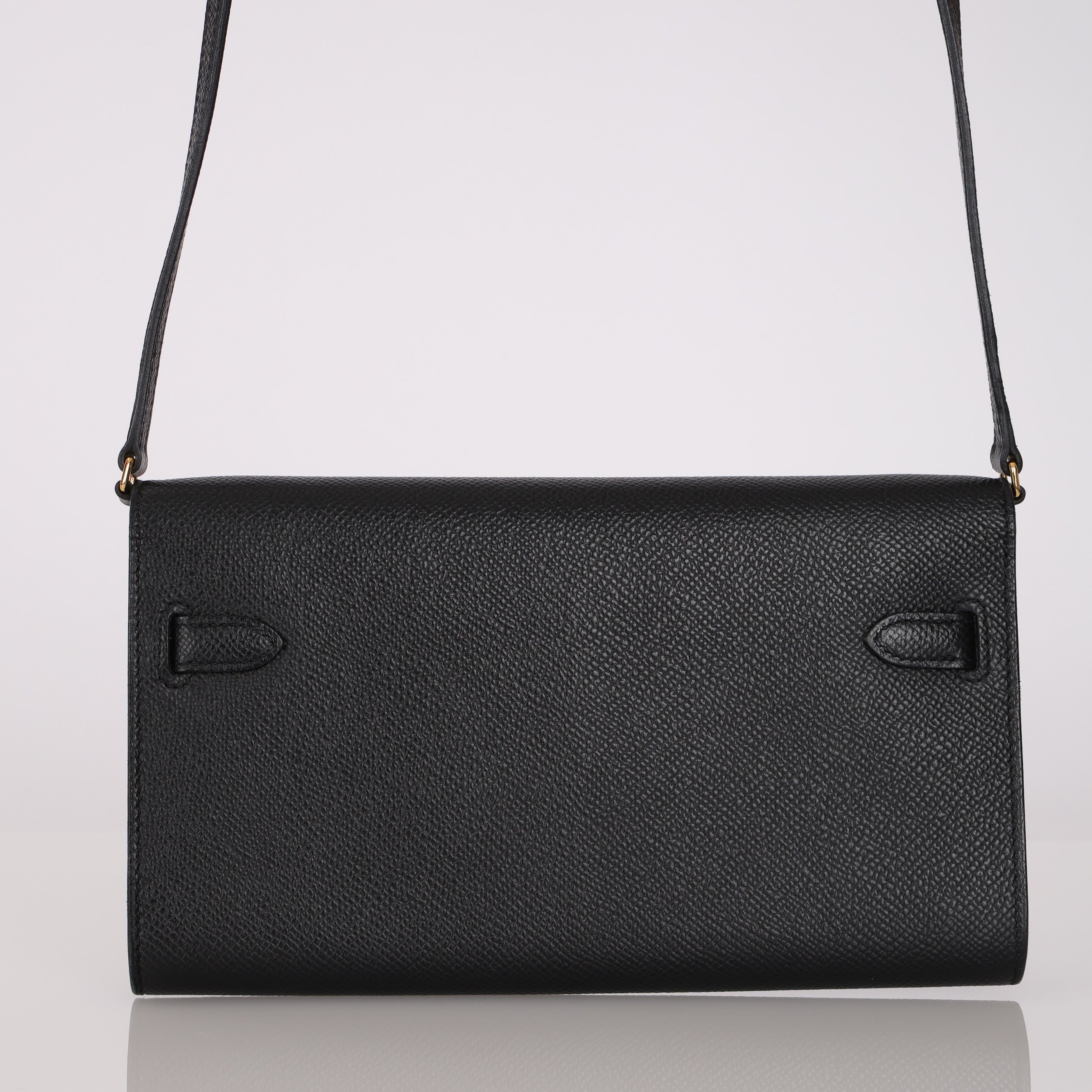 Hermès Kelly to Go Wallet Noir Epsom 2021 GHW