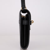 Hermès 2021 Noir Epsom Kelly to Go Wallet GHW