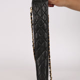 Limited Edition Chanel Umbrella Case Bag Black Lambskin 1994 24K GP