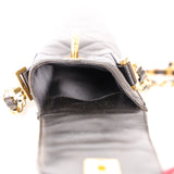 Limited Edition Chanel Umbrella Case Bag Black Lambskin 1994 24K GP