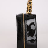 Chanel Small Pick Me Vanity Case Black Patent 2023 AGHW