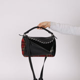 Limited Edition Loewe Plaid Medium Puzzle Bag