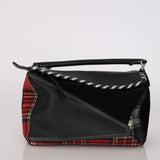 Limited Edition Loewe Plaid Medium Puzzle Bag