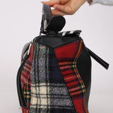 Limited Edition Loewe Plaid Medium Puzzle Bag