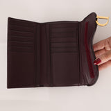 Limited Edition Dior Saddle Long Wallet Purple Ostrich 2000