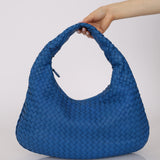 Bottega Veneta Cobalt Intercciato Small Hobo