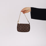 Louis Vuitton 2011 Damier Ebene Mini Chain Pochette