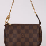 Louis Vuitton 2011 Damier Ebene Mini Chain Pochette
