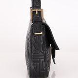 Fendi Re-Edition 1997 Baguette Black Embossed Leather 2007