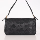 Fendi Re-Edition 1997 Baguette Black Embossed Leather 2007