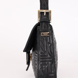 Fendi Re-Edition 1997 Baguette Black Embossed Leather 2007