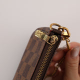 Louis Vuitton 2011 Damier Ebene Mini Chain Pochette