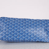 Goyard Goyardine Saint Louis PM Tote Blue Coated Canvas