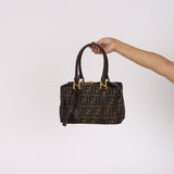 Fendi 2-Way Zucca Boston Bag