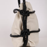 Bottega Veneta Quadronno Tote Toile and Leather