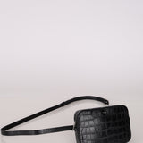 Celine Croc Embossed Mini Camera Crossbody Bag