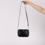 Celine Croc Embossed Mini Camera Crossbody Bag