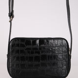 Celine Croc Embossed Mini Camera Crossbody Bag