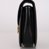 Celine Shiny Calfskin Besace Clea Chain Triomphe