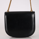 Celine Shiny Calfskin Besace Clea Chain Triomphe