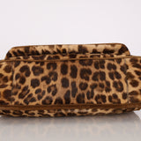 Saint Laurent Medium Niki Shoulder Bag Leopard Print Fur