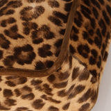 Saint Laurent Medium Niki Shoulder Bag Leopard Print Fur