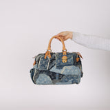 Limited Edition Louis Vuitton 2007 Monogram Denim Patchwork Speedy