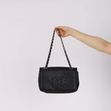 Chanel 2011 Caviar Timeless Medium Full Flap Bag