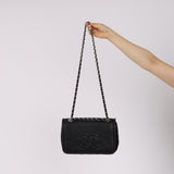 Chanel 2011 Caviar Timeless Medium Full Flap Bag