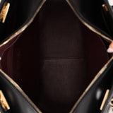 Chanel 2013 Black Lambskin Diamond CC Chain Tote