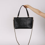 Chanel 2007 Black Caviar Timeless Tote BGHW
