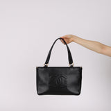 Chanel 2007 Black Caviar Timeless Tote BGHW