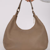 Prada Beige Leather Vitello Hobo