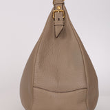 Prada Beige Leather Vitello Hobo
