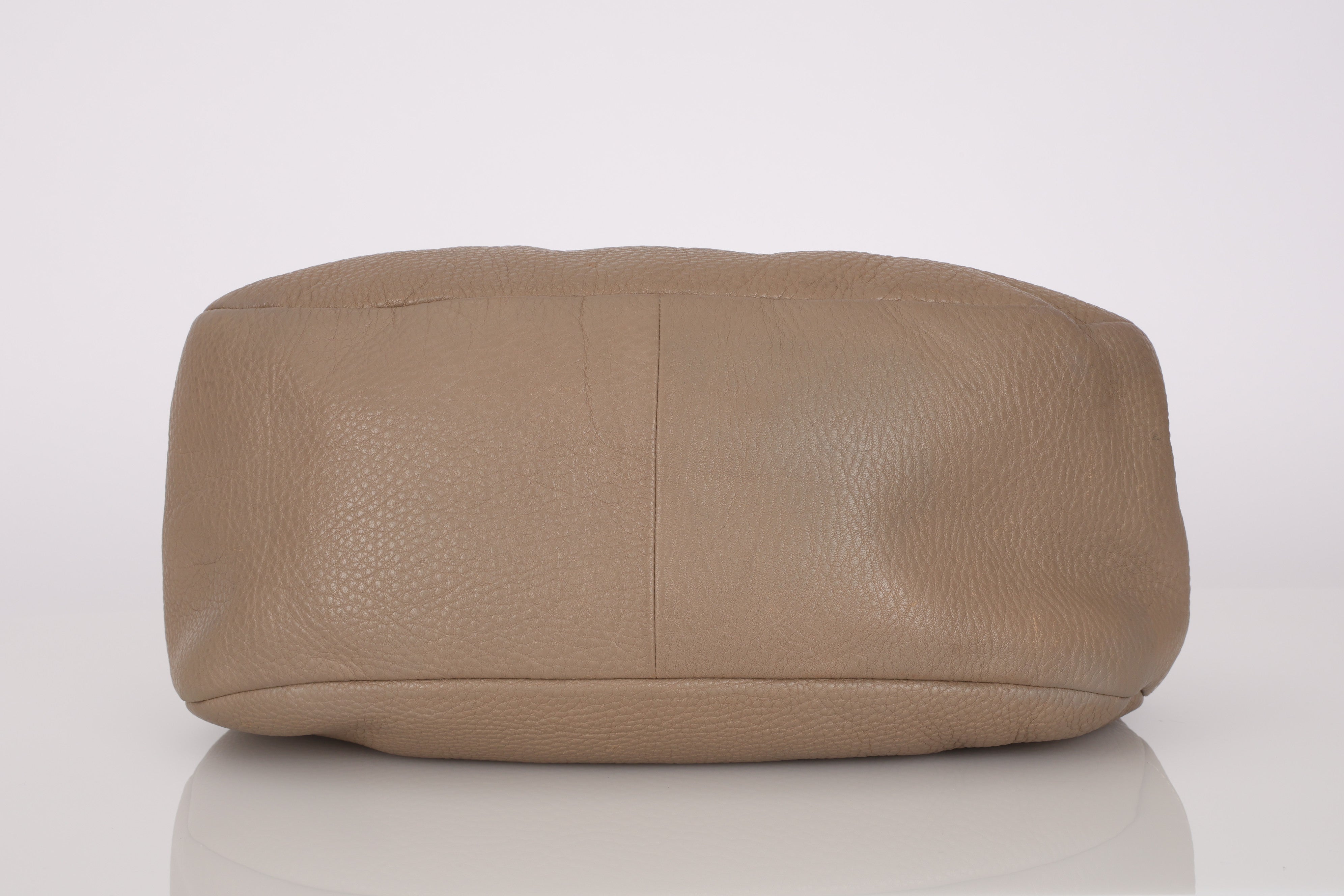 Prada Beige Leather Vitello Hobo