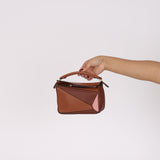 Loewe Mini Puzzle Bag Tricolor Leather