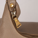 Prada Beige Leather Vitello Hobo