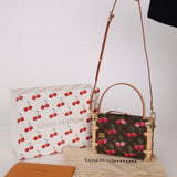 Limited Edition Louis Vuitton x Takashi Murakami 2025 Cerises Side Trunk MM
