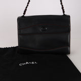 Chanel 1996 Black Calfskin Incognito Flap Edge