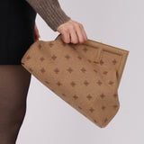 Limited Edition Fendi First Bag FF Karligraphy Medium Clutch